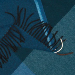 Vitra Decken Und Überwürfe^Decke Colour Block, schwarz – blau
