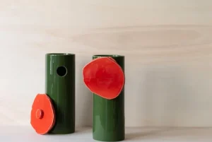 Raawii Vasen-Vitra Disque Vase, Vases Découpage Kollektion