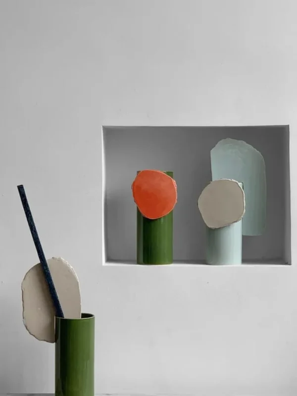 Raawii Vasen-Vitra Disque Vase, Vases Découpage Kollektion