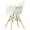 Mater Sitzgelegenheiten-Vitra Eames DAW Stuhl, cotton white RE - Ahorn