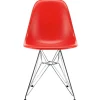 HAY Sitzgelegenheiten-Vitra Eames DSR Fiberglass Stuhl, klassisch rot - Chrom