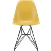 Muuto Sitzgelegenheiten-Vitra Eames DSR Fiberglass Stuhl, hellocker - Basic Dark