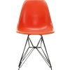 Artek Sitzgelegenheiten-Vitra Eames DSR Fiberglass Chair, rotorange – schwarz