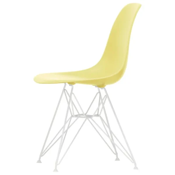 Mattiazzi Sitzgelegenheiten-Vitra Eames DSR Stuhl, citron RE - weiß