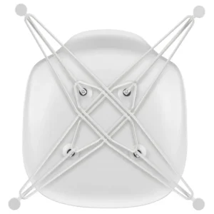 Vitra Terrassenmöbel | Sitzgelegenheiten^Eames DSR Stuhl, cotton white RE - weiß