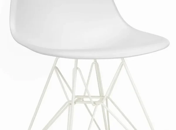 Vitra Terrassenmöbel | Sitzgelegenheiten^Eames DSR Stuhl, cotton white RE - weiß