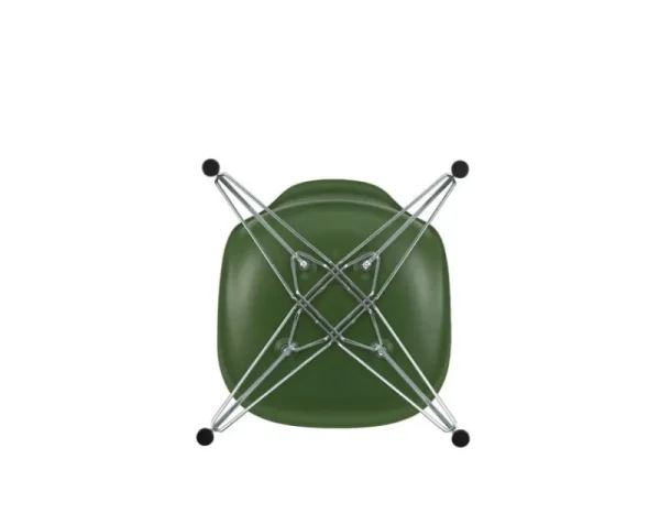 TON Sitzgelegenheiten-Vitra Eames DSR Stuhl, forest RE - Chrom
