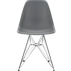Kartell Sitzgelegenheiten-Vitra Eames DSR Stuhl, granite grey RE - Chrom