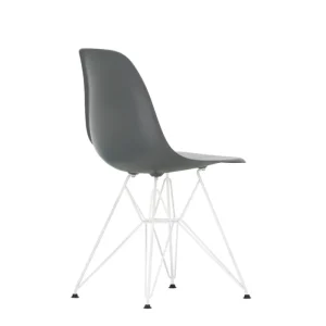Vitra Terrassenmöbel | Sitzgelegenheiten^Eames DSR Stuhl, granitgrau – weiß