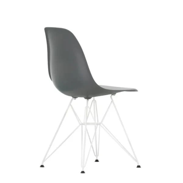 Vitra Terrassenmöbel | Sitzgelegenheiten^Eames DSR Stuhl, granitgrau – weiß