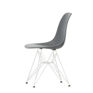 Vitra Terrassenmöbel | Sitzgelegenheiten^Eames DSR Stuhl, granitgrau – weiß