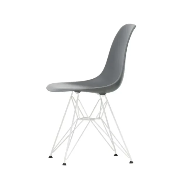Vitra Terrassenmöbel | Sitzgelegenheiten^Eames DSR Stuhl, granitgrau – weiß