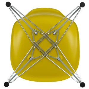 Hem Sitzgelegenheiten-Vitra Eames DSR Stuhl, mustard RE - Chrom
