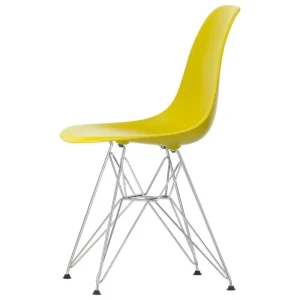 Hem Sitzgelegenheiten-Vitra Eames DSR Stuhl, mustard RE - Chrom