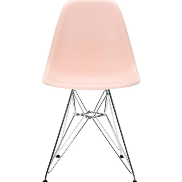 Vitra Sitzgelegenheiten-Eames DSR Stuhl, pale rose RE - Chrom