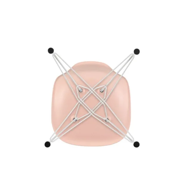 Vitra Terrassenmöbel | Sitzgelegenheiten^Eames DSR Stuhl, pale rose RE - weiß