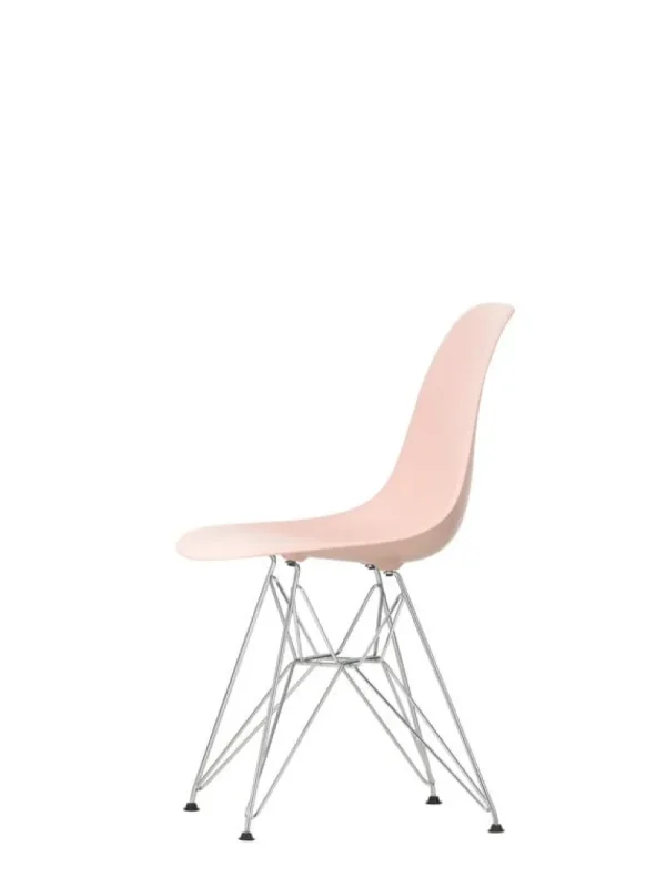 Vitra Sitzgelegenheiten-Eames DSR Stuhl, pale rose RE - Chrom