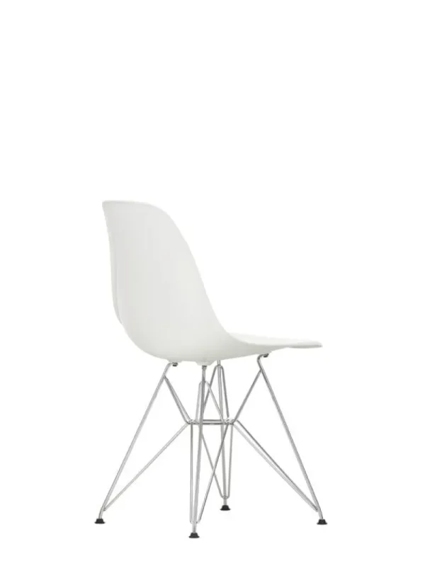 Audo Copenhagen Sitzgelegenheiten-Vitra Eames DSR Stuhl, weiß/Chrom