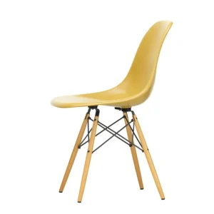 Mattiazzi Sitzgelegenheiten-Vitra Eames DSW Fiberglass Stuhl, hellocker - Ahorn