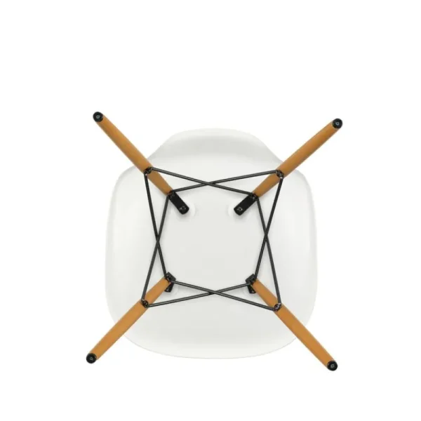 Mater Sitzgelegenheiten-Vitra Eames DSW Stuhl, cotton white RE - Ahorn