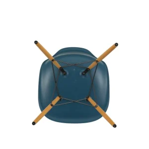 Warm Nordic Sitzgelegenheiten-Vitra Eames DSW Stuhl, sea blue RE - Ahorn