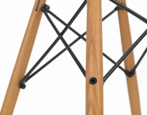 Warm Nordic Sitzgelegenheiten-Vitra Eames DSW Stuhl, sea blue RE - Ahorn