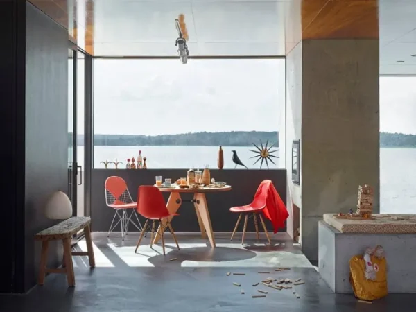 Artek Sitzgelegenheiten-Vitra Eames DSW Stuhl, weiß/Ahorn