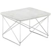 HAY Tische-Vitra Eames LTR Beistelltisch, Marmor – Chrom