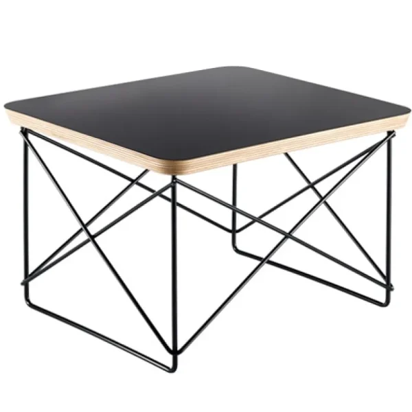 ferm LIVING Tische-Vitra Eames LTR Beistelltisch, schwarz