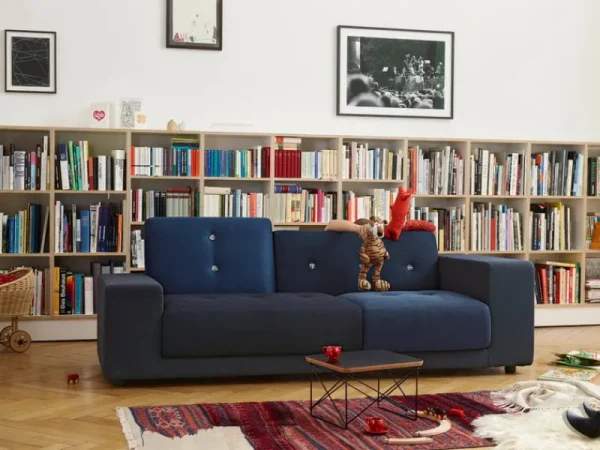 ferm LIVING Tische-Vitra Eames LTR Beistelltisch, schwarz
