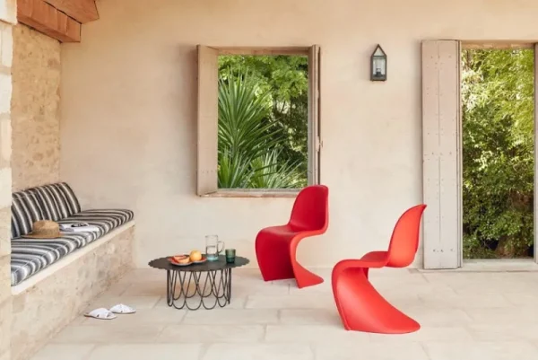 Vitra Terrassenmöbel | Tische^Flower Table, groß, Rot