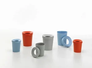 Vitra Papierkörbe & Recycling-behälter | Abfalleimer^Happy Bin RE, S, Mohnrot