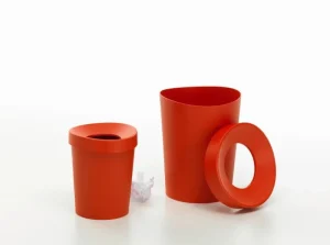 Vitra Papierkörbe & Recycling-behälter | Abfalleimer^Happy Bin RE, S, Mohnrot