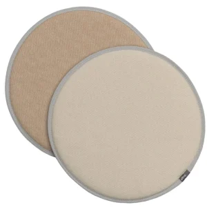 Vitra Kissen^Kissen Seat Dot, cremeweiß – tabakbraun