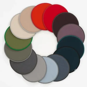 Vitra Kissen^Kissen Seat Dot, cremeweiß – tabakbraun