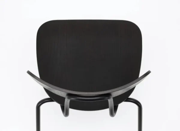 FDB Mu00f8bler Sitzgelegenheiten-Vitra Moca Stuhl, Eiche dunkel gebeizt – Basic Dark