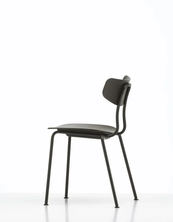 FDB Mu00f8bler Sitzgelegenheiten-Vitra Moca Stuhl, Eiche dunkel gebeizt – Basic Dark