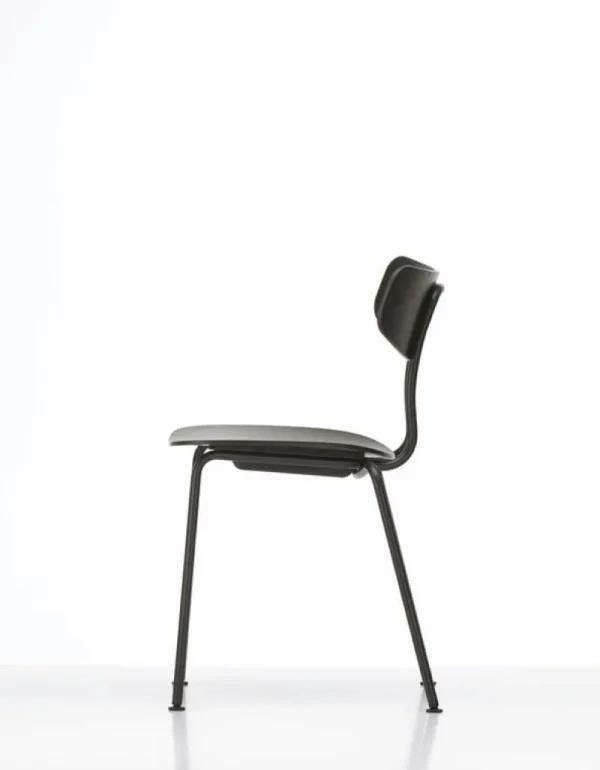 FDB Mu00f8bler Sitzgelegenheiten-Vitra Moca Stuhl, Eiche dunkel gebeizt – Basic Dark