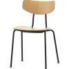 Muuto Sitzgelegenheiten-Vitra Moca Stuhl, Eiche Natur – Basic Dark