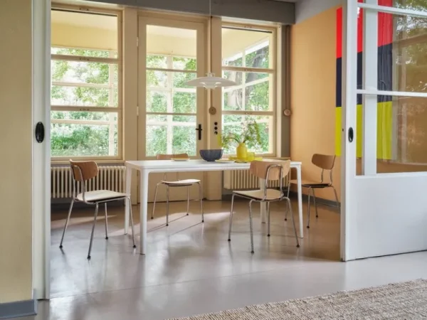 HAY Sitzgelegenheiten-Vitra Moca Stuhl, Eiche Natur – Chrom