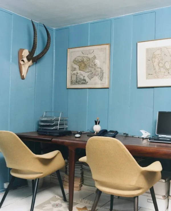 Vitra Sitzgelegenheiten-Organic Chair, Eiche - Schokoladenbraun/Schwarz