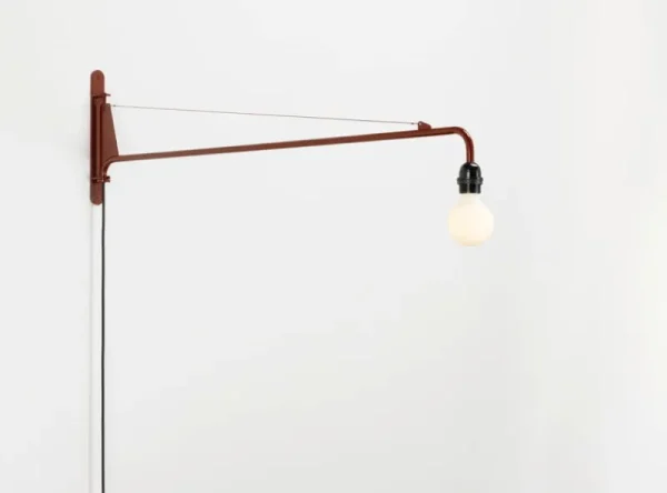 Vibia Wandleuchten-Vitra Petite Potence Wandleuchte, Japanese red
