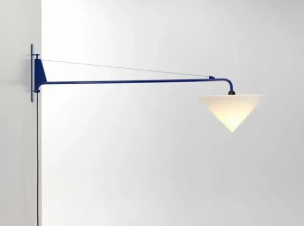 DCWu00e9ditions Wandleuchten-Vitra Petite Potence Wandleuchte, Prouvé Bleu Marcoule