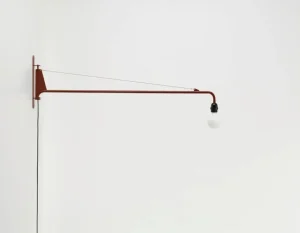 Vibia Wandleuchten-Vitra Petite Potence Wandleuchte, Japanese red