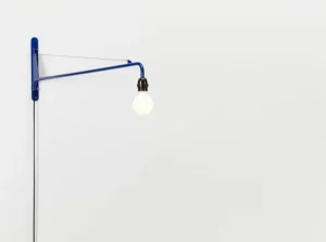 DCWu00e9ditions Wandleuchten-Vitra Petite Potence Wandleuchte, Prouvé Bleu Marcoule