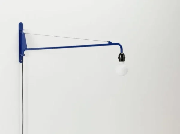 DCWu00e9ditions Wandleuchten-Vitra Petite Potence Wandleuchte, Prouvé Bleu Marcoule