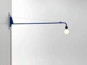 DCWu00e9ditions Wandleuchten-Vitra Petite Potence Wandleuchte, Prouvé Bleu Marcoule