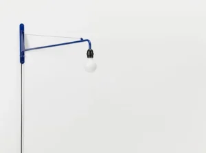 DCWu00e9ditions Wandleuchten-Vitra Petite Potence Wandleuchte, Prouvé Bleu Marcoule