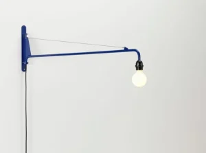 DCWu00e9ditions Wandleuchten-Vitra Petite Potence Wandleuchte, Prouvé Bleu Marcoule