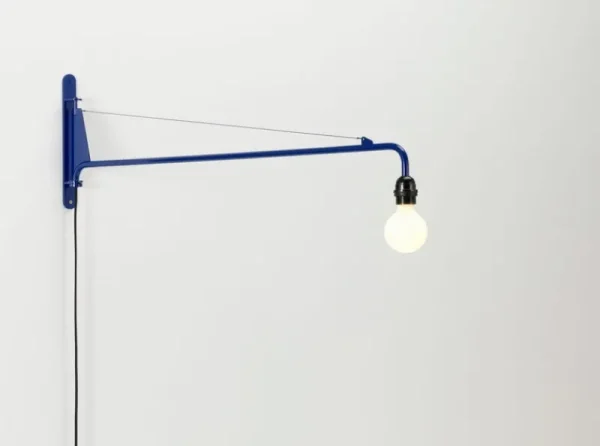 DCWu00e9ditions Wandleuchten-Vitra Petite Potence Wandleuchte, Prouvé Bleu Marcoule